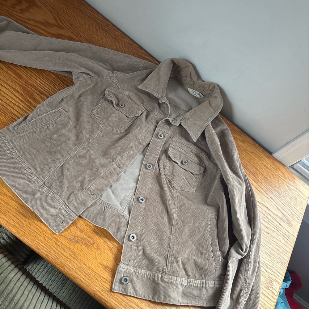 St. John's Bay Tan Corduroy Jacket